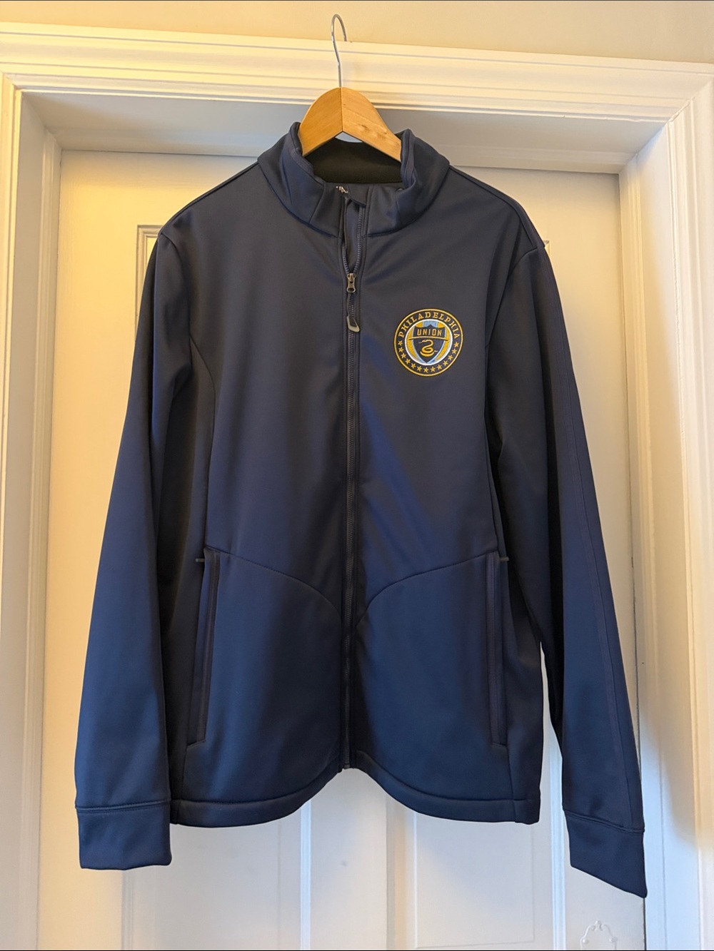 Philadelphia Union Navy Blue Full-Zip Athletic Jacket
